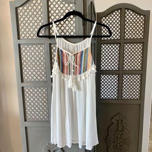 Fun Tank Top with Tassel Tie